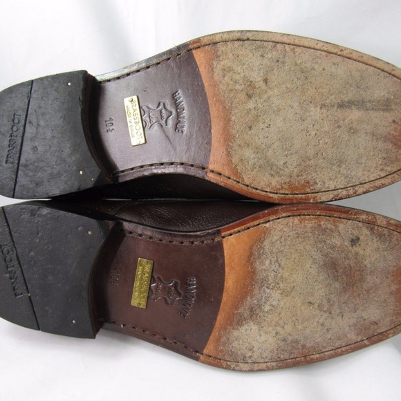 BRASS BOOT Size 10.5 Brown Oxford Dress Mens R6C10 main image 8